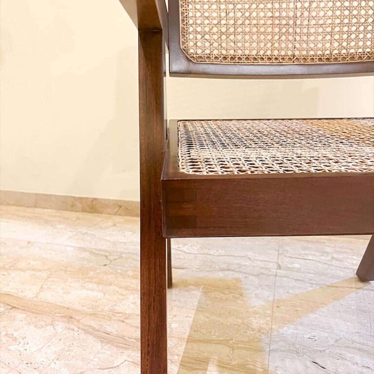 Pierre Jeanneret original dining armchair client picture6